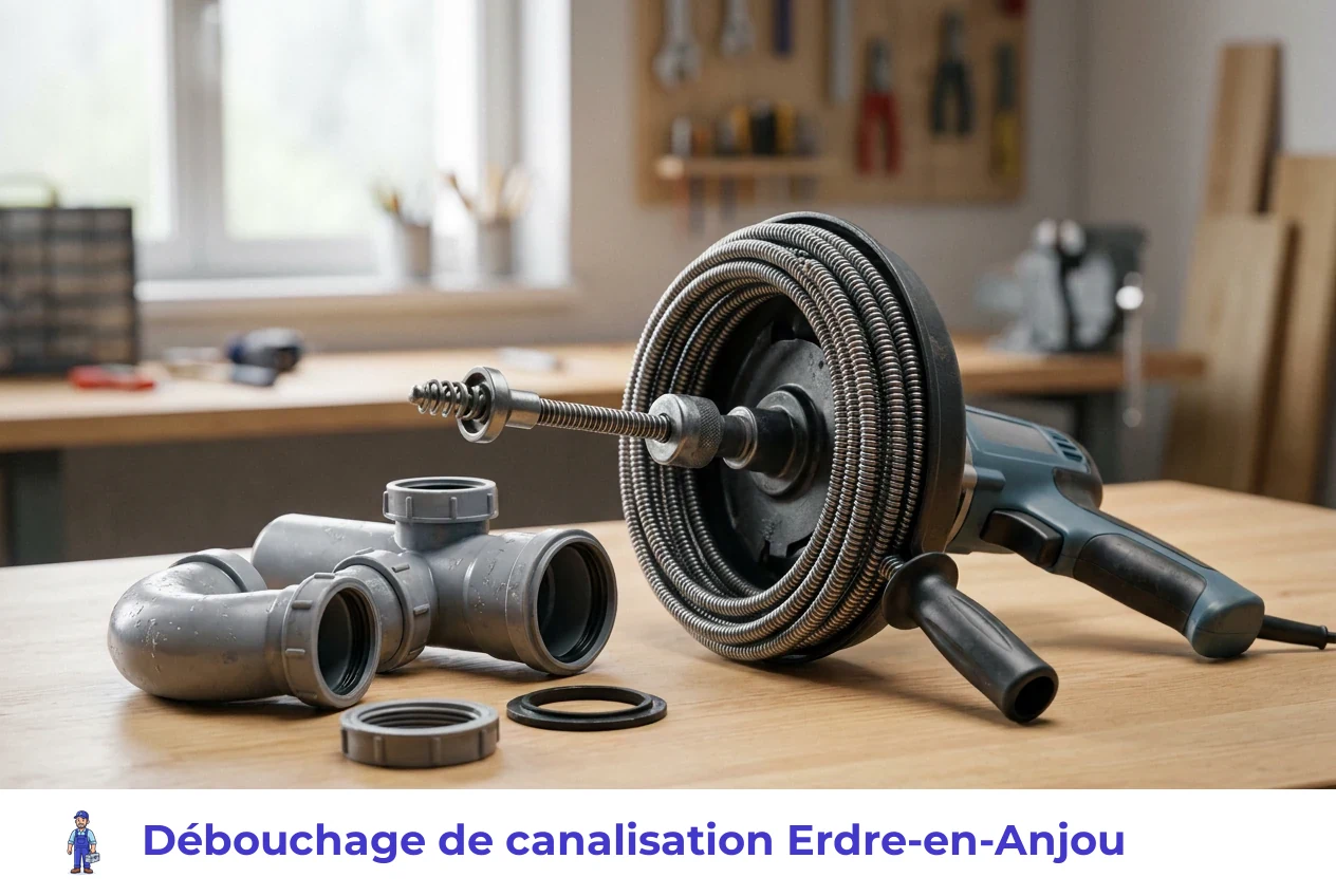 Débouchage de canalisation à Erdre-en-Anjou