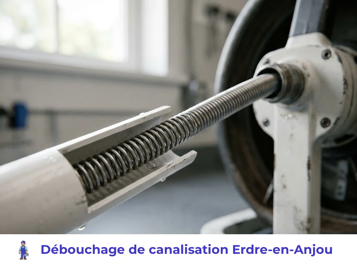 Débouchage de canalisation à Erdre-en-Anjou