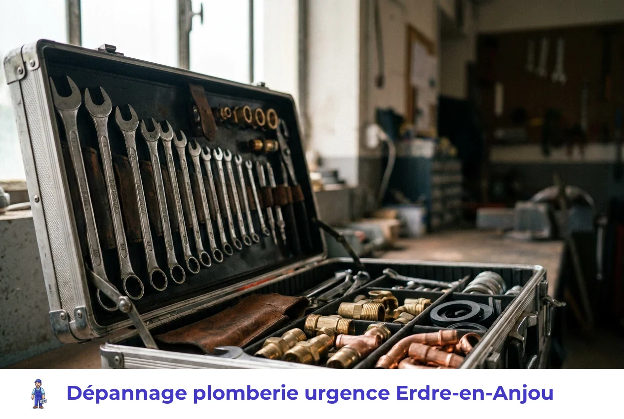 Dépannage plomberie urgence à Erdre-en-Anjou