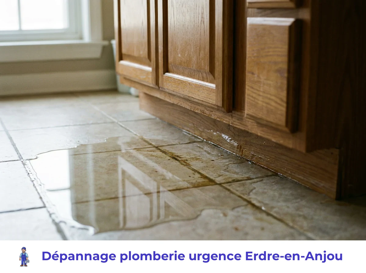 Dépannage plomberie urgence à Erdre-en-Anjou