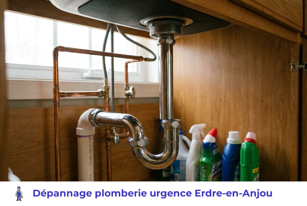 Dépannage plomberie urgence à Erdre-en-Anjou