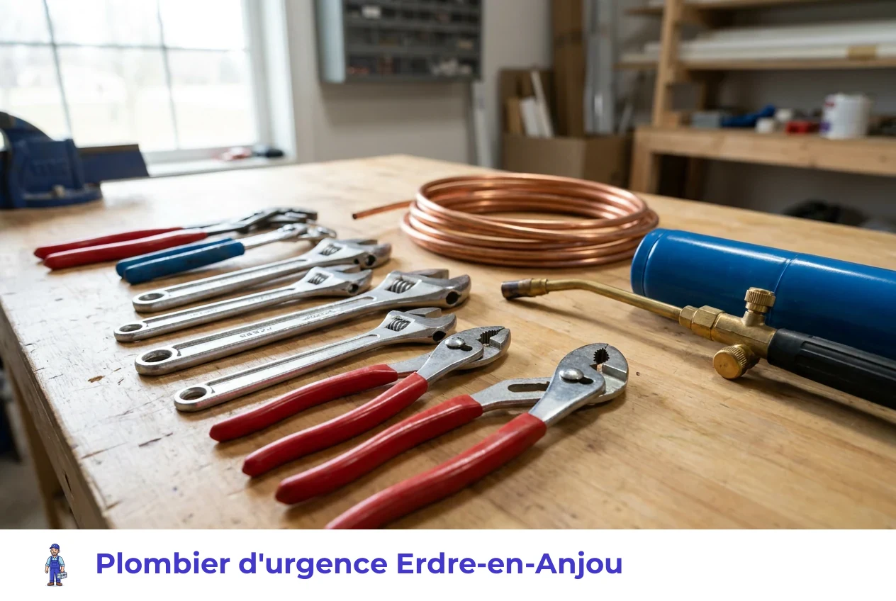 Plombier d'urgence à Erdre-en-Anjou