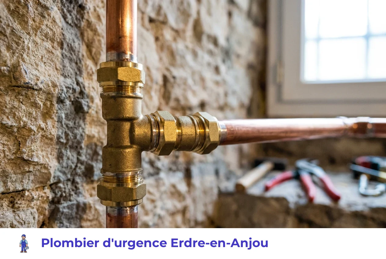 Plombier d'urgence à Erdre-en-Anjou