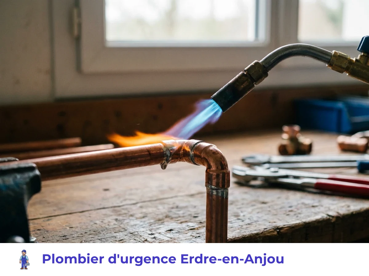 Plombier d'urgence à Erdre-en-Anjou