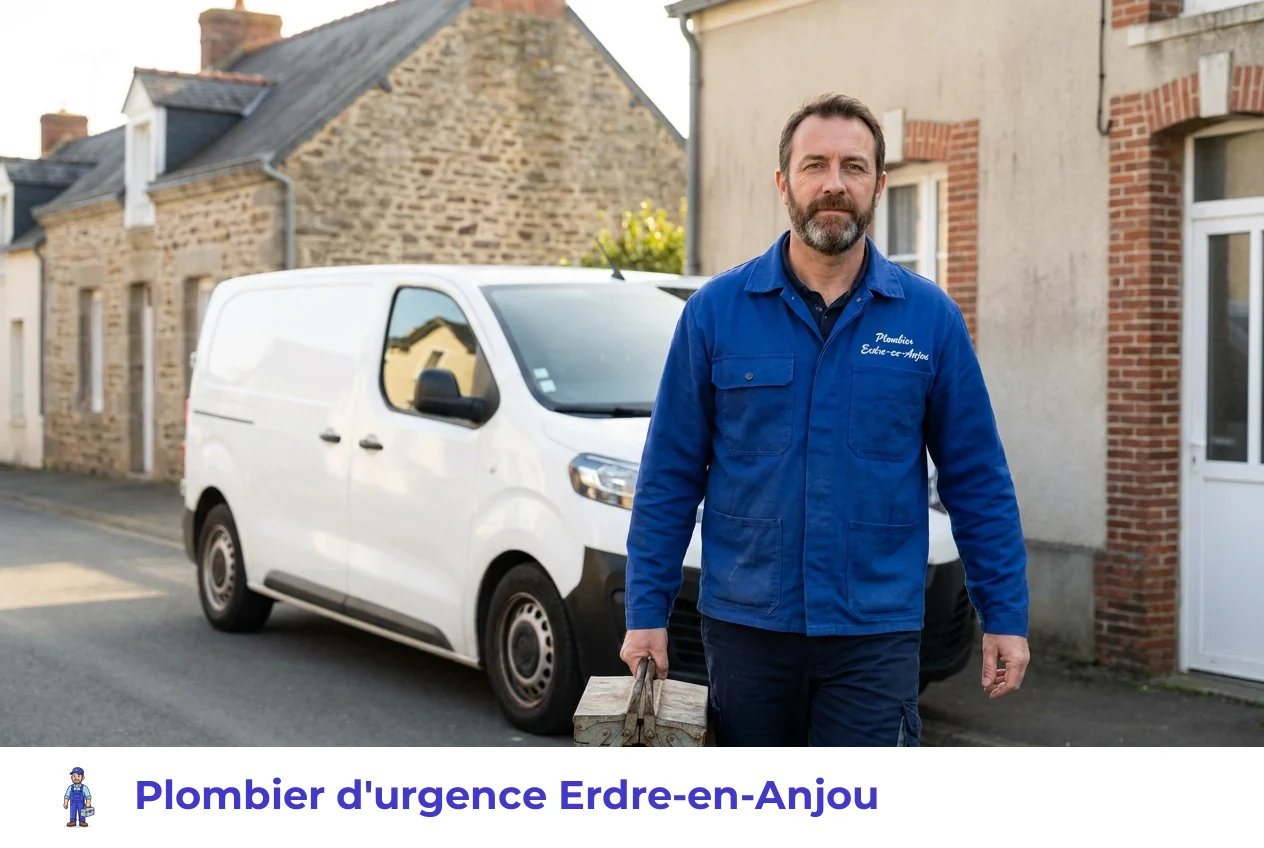 Plombier d'urgence à Erdre-en-Anjou
