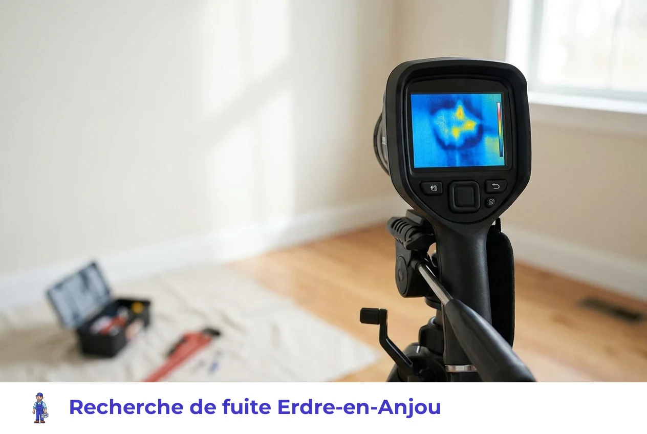 Recherche de fuite à Erdre-en-Anjou