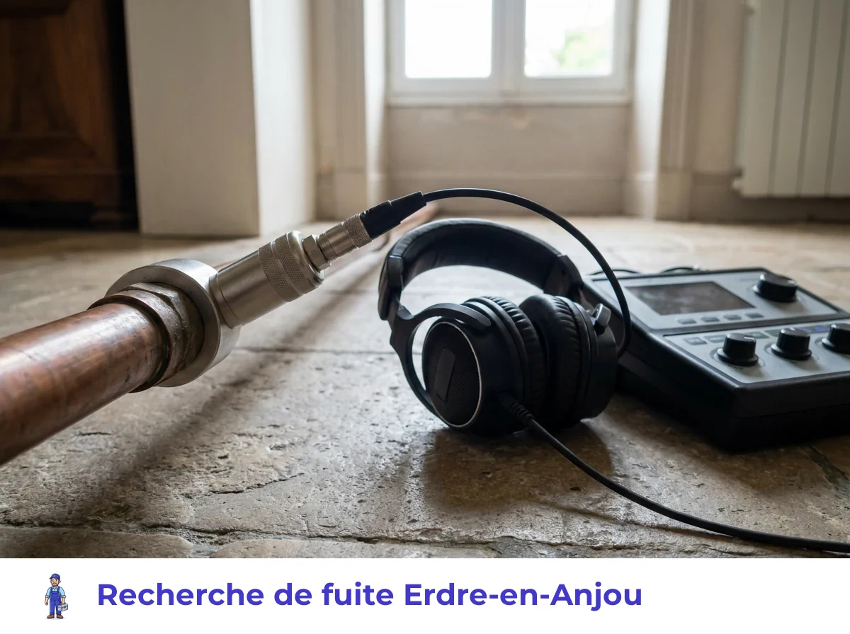 Recherche de fuite à Erdre-en-Anjou