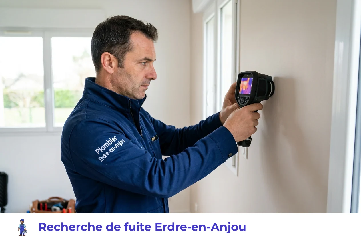 Recherche de fuite à Erdre-en-Anjou