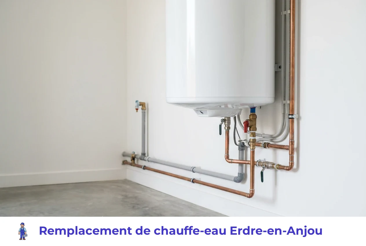 Remplacement de chauffe-eau à Erdre-en-Anjou