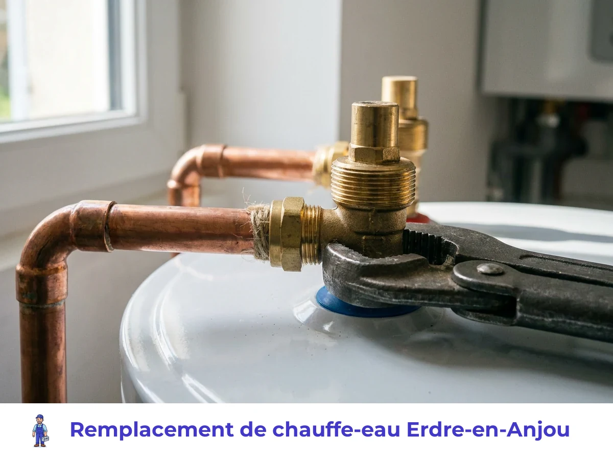 Remplacement de chauffe-eau à Erdre-en-Anjou