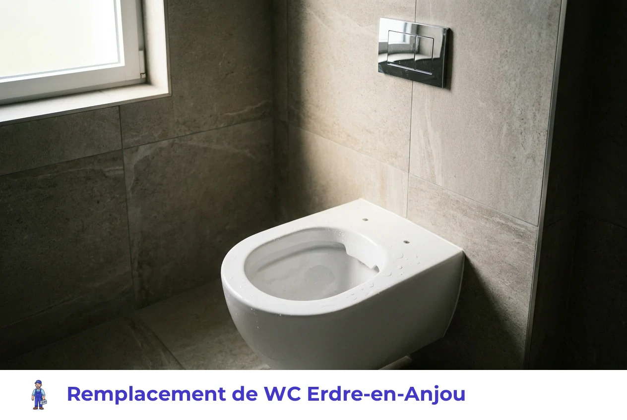 Remplacement de WC à Erdre-en-Anjou