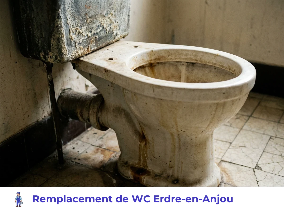 Remplacement de WC à Erdre-en-Anjou