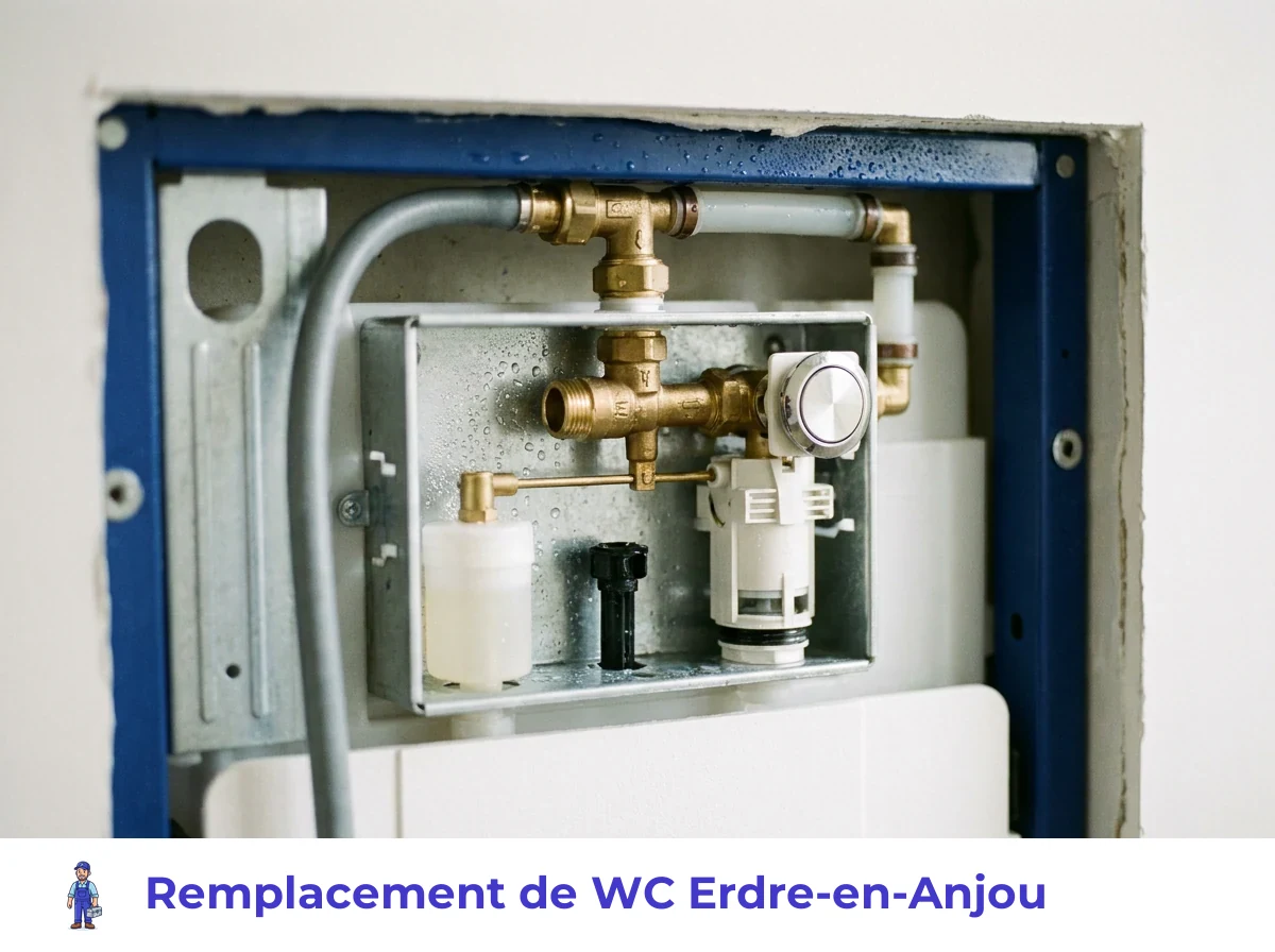 Remplacement de WC à Erdre-en-Anjou