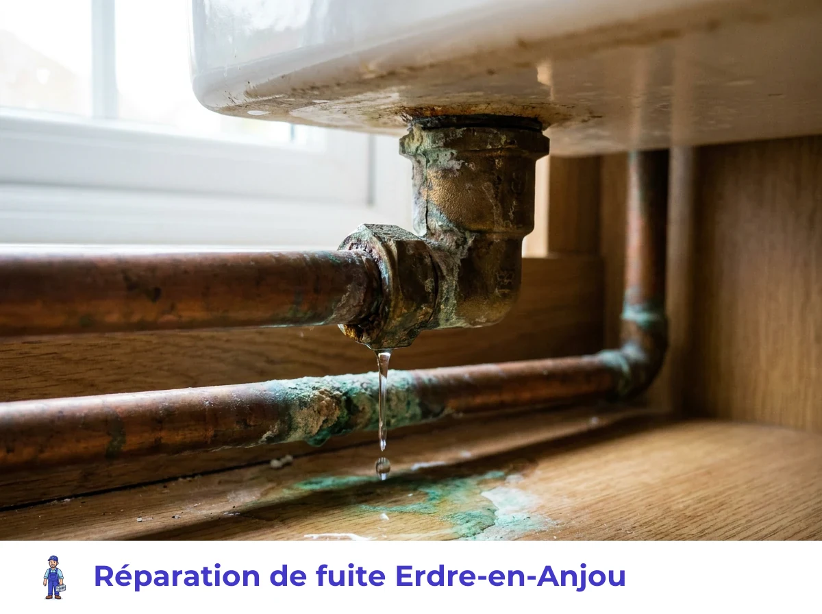 Réparation de fuite à Erdre-en-Anjou