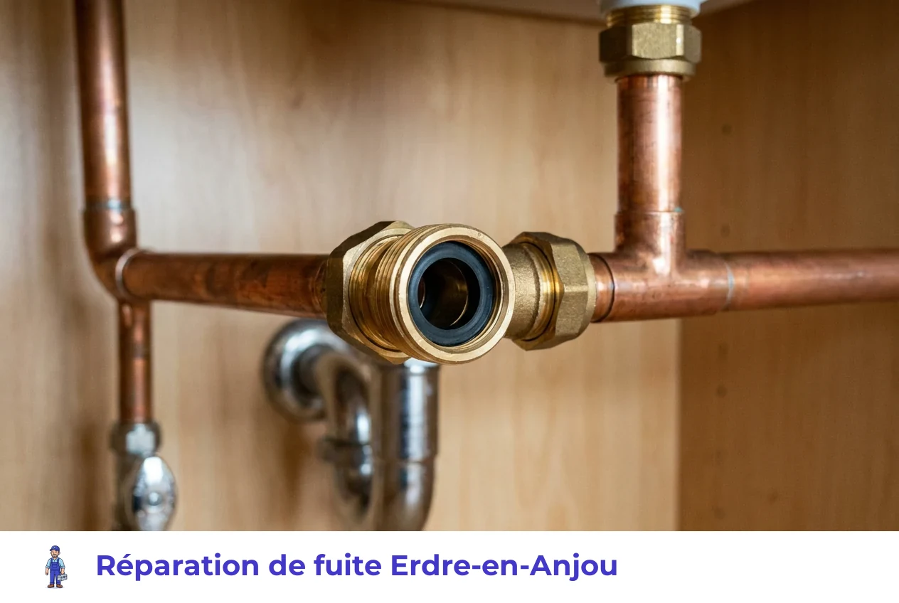 Réparation de fuite à Erdre-en-Anjou