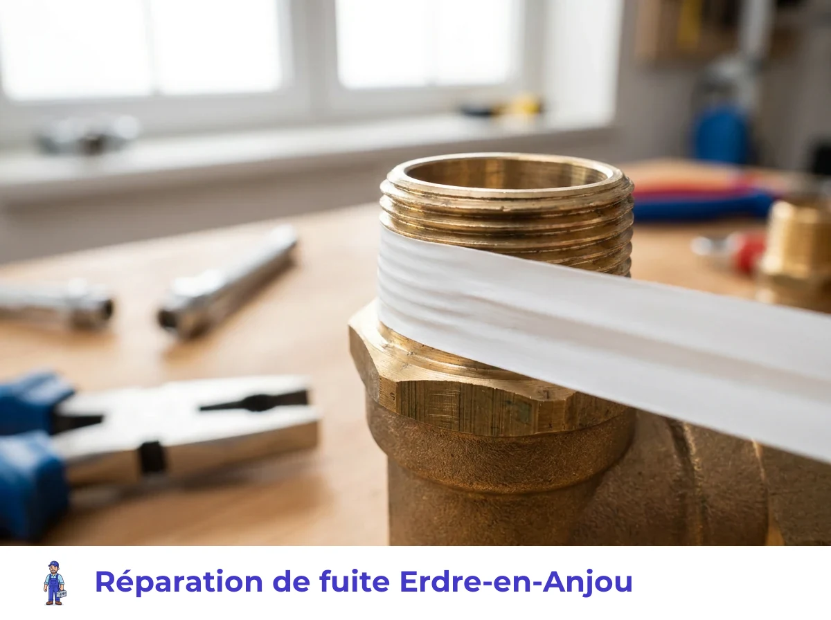 Réparation de fuite à Erdre-en-Anjou