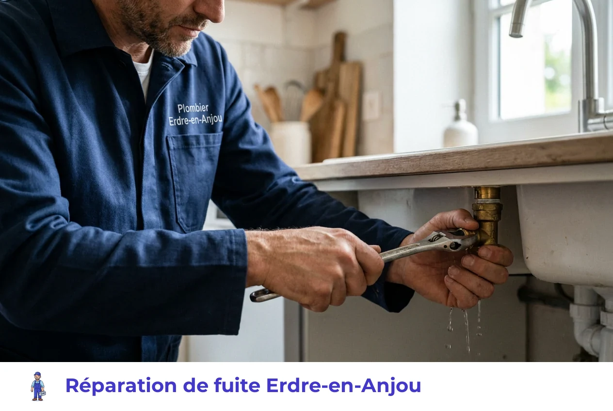 Réparation de fuite à Erdre-en-Anjou